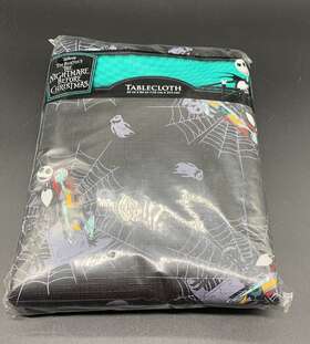 Best Brands 042887441019 Disney The Nightmare Before Christmas Jack Skellington Peva Tablecloth 60 X 84