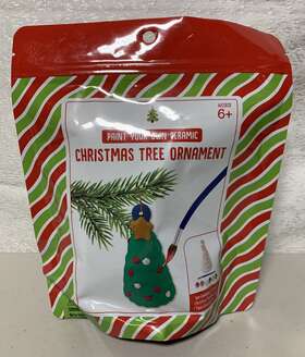 Best Brands 042887441637 Diy Christmas Ornaments Paint Your Own Ceramic Tree Crafts For Kids