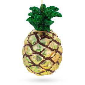 Bestpysanky 840153726620 Pineapple Blown Glass Christmas Ornament