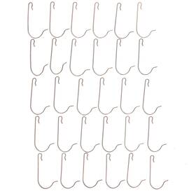 Kk-0001 Bestpysanky 30 Heavy Duty Copper Tone Christmas Ornaments Hooks 2.4 Inches