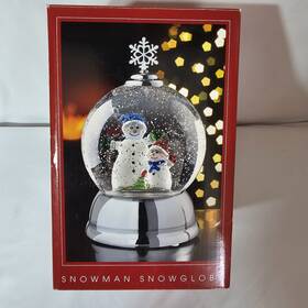 Pm-06 Bestpysanky Decorating Christmas Tree Water Snow Globe Music Box Holiday Decor