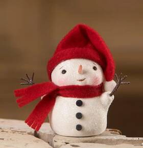 Ma1072 Bethany Lowe Christmas Warm And Cozy Wire Arms Snowman Free Shipping