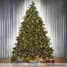 Bg-64ctm-090jla8-mw Hammacher Schlemmer 7.5 Medium Multicolor Led Worlds Best Prelit Noble Christmas Tree