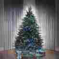 Bg-64ctp-078jla8-mw Hammacher Schlemmer 6.5 Foot Slim Multi Color Led The Worlds Best Prelit Noble Fir Christmas Tree