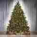 Bg-64ctp-090jla1-mw Hammacher Schlemmer 7.5 Tall Slim White Led Lights Worlds Best Prelit Noble Fir Christmas Tree