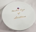 Bh57-056-699-10 Better Homes And Gardens Days Of Christmas Pedestal Cake Stand