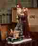 Bl-td2964 Bethany Lowe 21 Santa St Nick Pushing Sled Christmas Tree Figure 753677478244