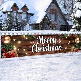 2407041xh Blissyard Outdoor Merry 78 X 17 Inch Christmas Decorations Banner#4