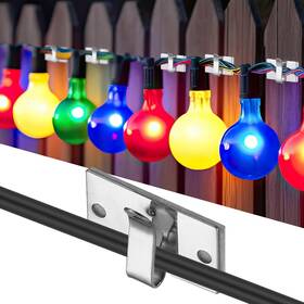 Blulu 313115942951 100 Pcs Christmas Clips For Outdoor String Lights Gutter