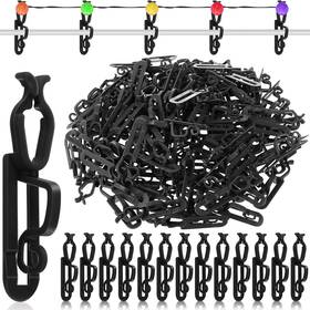Zn-blulu-2516 Blulu 200 Pcs Christmas Light Clips Hooks Outdoor Universal Gutter And Shingle