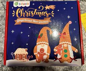 Bh237390b Boheng D-fantix Gingerbread Christmas Gnomes Plush New In Box. Rare Collectors