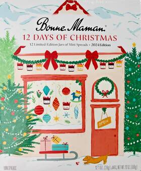 Bonne Maman 850018463027 Advent Calendar 2024 12 Mini Jams Spreads Christmas Exp 6/2025