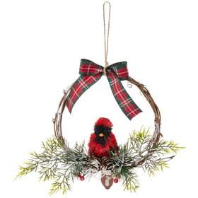 Nax22590 Boston International Christmas Wreath For Front Door And Wall Winter Holiday Decorations 11-inche