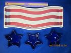 Boston Warehouse Patriotic Piece Dip Serving Set
