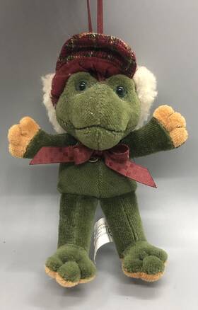 562721 Boyds Mountain Pine Frog-boyds Bears Plush Christmas Ornament #562721