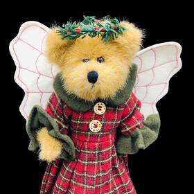 744110-4 Boyds Bears #744110-4 Retired Merry Beth Angelwish Christmas Tree Topper Cottagecore Farm