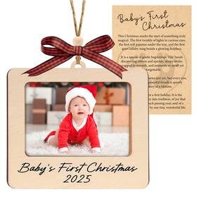 Hh.or-385 Boyese Babys First Christmas Ornament 2025 Landscape