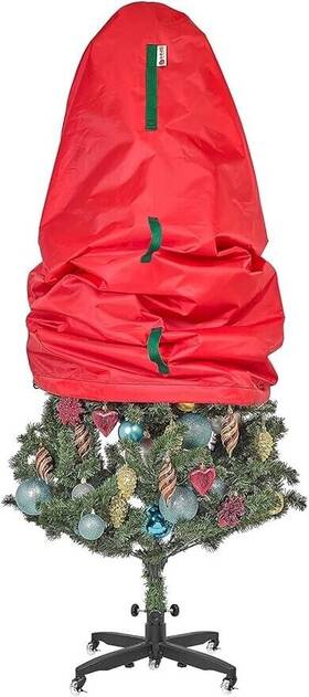Branded 850040379068 Upright Christmas Tree Storage Bag - Durable Vertical Cover For Trees Up To 7 Ft
