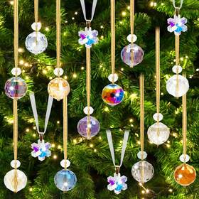 Fx-xmas12b Branded 16 Pcs Crystal Christmas Ornaments Mini Crystals Balls For