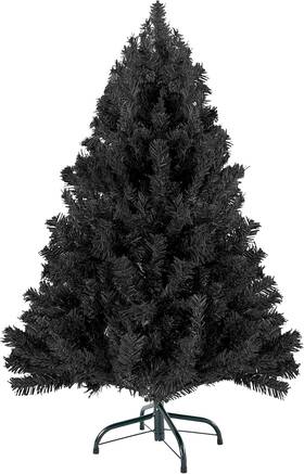Cht200-blk Brands 4ft Black Christmas Tree - Premium Hinged Artificial Small Canad