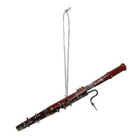 Broadway Gifts 43219-567 Bassoon Christmas Tree Ornament 6.75 Inches - Musical Instrument