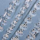 Bs60fcbcg Beading Supplies Feet Clear Faux Crystal Beads Chain Garland Tree