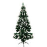 Bt-xt-5930c1s1-7ft Bigtree Artificial Pencil Christmas Snow Flocked Tree With 810047453666