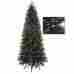 C-80451 Autograph Foliages 7.5 Foot Black Glitter Tinsel Black-silver