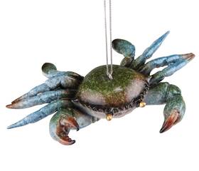 Orn71667 C & F Enterprises Cozumel Reef Blue Crab Christmas Holiday Ornament 5 Inch