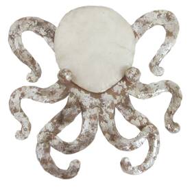 Orn72157 C & F Enterprises Shimmery Silvery Octopus Christmas Holiday Ornament