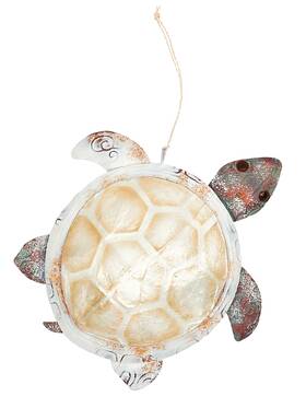 Orn73725 C & F Enterprises Sandy Bottom Sea Turtle Christmas Holiday Ornament Metal