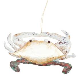 Orn73726 C & F Enterprises Sandy Bottom Crab Christmas Holiday Ornament Metal