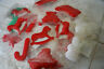 C247-4237 Unbranded Christmas Craft Satin Appliques Lightly Padded Snowman 753731700458