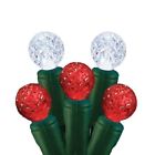 C34312ry Festive Holiday Lights Red And Pure White Led Raspberry Christmas