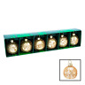 C3874 Glass Name Card Holders Pc Set Gold Free 086131109850