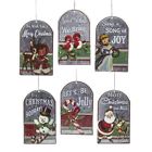 C5490 Kurt Adler Metal Retro Christmas Tree Vintage Style 086131370144