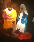 C5540 General Foam Plastics Blow Mold Nativity Set Joseph Mary Baby