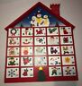 C6300 Kurt Adler Wooden Santa House Advent Calendar Ornaments