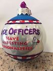 C7559 Kurt Adler Career Police Officers Christmas Tree Holiday 086131356568