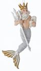 C7918  Kurt Adler Neptune Sea King Merman Christmas Ornament 086131399374