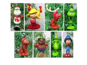 Cake Topper 794604431772 The Grinch Who Stole Christmas Holiday Ornament Set Featuring And Friends