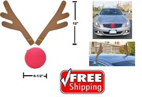 Carkits 894061000532 Reindeer Antlers And Nose Car / Truck Suv Christmas Decoration Kit New Free Ship