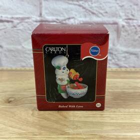 Carlton Cards 018100327859 Pillsbury Dough Boy Inch Baked With Love Christmas Ornament 1997