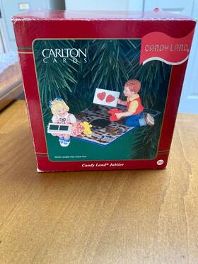 Carlton Cards 018100514815 Heirloom 1999 Ornament - Inch Candy Land Jubilee Board Game Christmas
