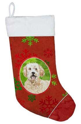 B07z6ynfhp Carolines Treasures Goldendoodle Christmas Stocking Snowflakes Ck4025cs