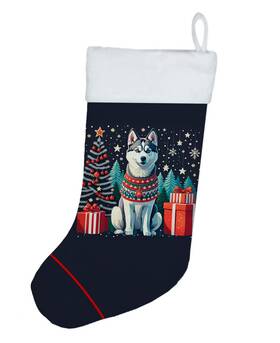 Dac1158cs Carolines Treasures Siberian Husky Enchanted Christmas Stocking