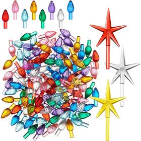 Szn-acc-108k Casafield Ceramic Christmas Tree Replacement Lights - 108 Medium Multi