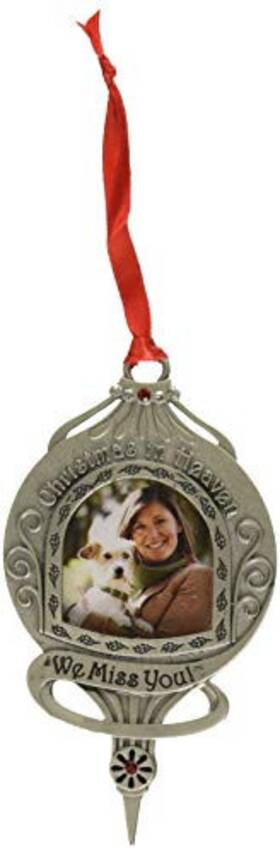 Co745 Cathedral Art 785525264891 Christmas In Heaven We Miss You Memorial Ornament 4-5/8-inch