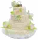 Cbk30514 Christmas By Krebs Bride And Groom I Do Celebration Wedding Cake Glass Holiday Ornament 024762305142