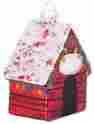 Cbk50059 Christmas By Krebs Dog House Decorated For Holiday Glass Ornament 024762500592